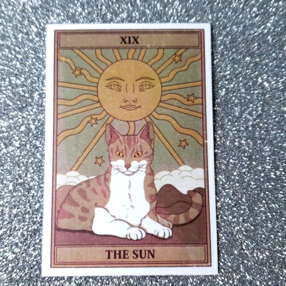 10/$10 TAROT CARD waterproof Sticker Sun